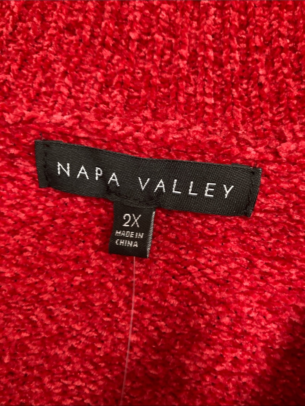 Napa valley Tuscan red sweater size 2X - Picture 5 of 17